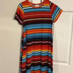LuLaRoe Carly -ombre stripes. Size XXS. NWOT.